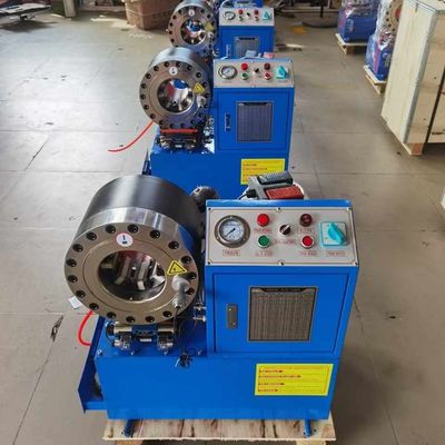 6-51mm 크기 730*480*740mm 다재다능 짧은 DX68 튜브 크림프 머신 10 다이에 맞는 CE 인증을 획득