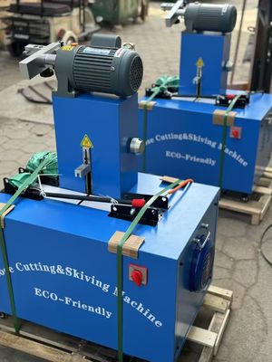 좋은 가격 2 인치 6-51mm 1/4에서 2 인치 튜브 절단 및 스키빙 기계 전기 고무 튜브 절단기 온라인으로