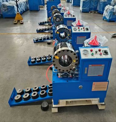 버튼 제어 시스템 2 인치 10 다이 DX68 Hose Crimping Machine Hose Crimper 3KW/4KW