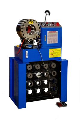 스테인레스 스틸 파이프 Hose Crimping 기계 P38 엮은 Hose Crimper 높은 정확성 1.5 및 2 인치 랙과 빠른 변경 폼 도구 / 수압 Hose 압력