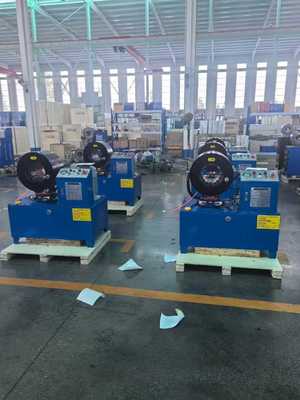 좋은 가격 4인치 유압 호스 압착기 PLC 제어 16 다이 6-102mm 범위 온라인으로