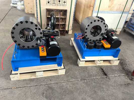 좋은 가격 12V/24V 휴대용 유압 호스 압착기, 3.6KW 모터, 다이 10세트, 자동차 적재용 0.01mm 정밀도 온라인으로