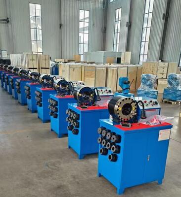 600T 크림핑 힘 고무 Hose 크림핑 머신 6-51mm 범위와 10 교환 도