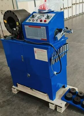 2인치 6-51mm 10 다이스 하이드로릭 Hose Crimping Machine 두 가지 기능으로 견고한 건설을 위해