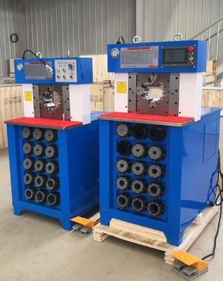 3 Inch PLC Control Hydraulic Hose Crimping Machine with 6-76mm Crimping Range and 165mm Max Opening