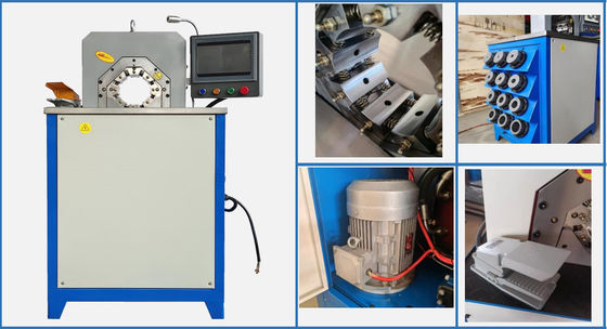 좋은 가격 51 밀리미터 호스 프레스 머신 220V PLC 유괴 알선업자 CE 로에스 CBK-51B 온라인으로