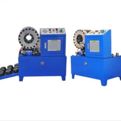 좋은 가격 PLC /는 / CNC 통제된 DX68 호스 권축 기계 6을 단추로 잠급니다 - 51 밀리미터 크림핑 범위 온라인으로