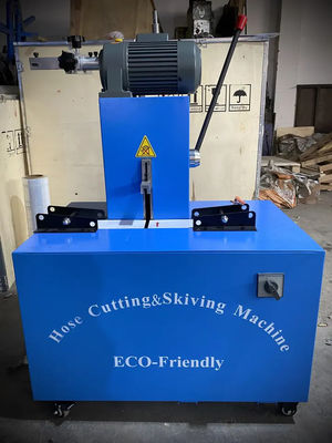 좋은 가격 버튼 제어 Hosecrimping-machine.comHose 절단 장비 고무 블레이드 절단 기계 온라인으로