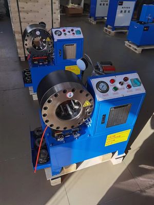 좋은 가격 최대 개방 114mm DX68 Hose Crimping Machine PLC / 버튼 / CNC 제어 시스템 온라인으로
