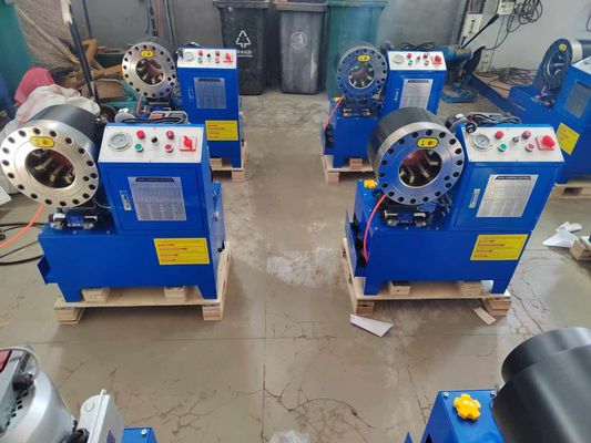좋은 가격 2 인치 6-51mm 10 다이 DX68 Hose Crimping Machine CNC 제어 시스템 온라인으로