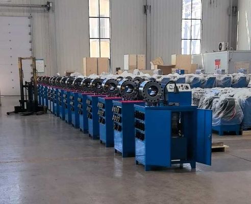 2 인치 높이 모델 10 다이어스 고무 Hose Crimping 기계와 600T Crimping 힘