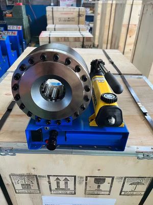좋은 가격 1 Inch 6-25mm Rugged Steel Blue Color With 7 Dies Weight Manual Hydraulic Hose Crimping Machine Reliable Performance 온라인으로