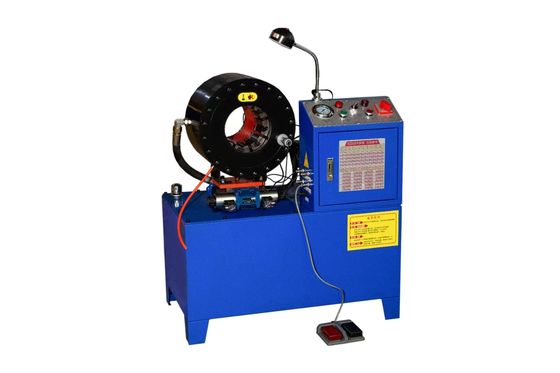 좋은 가격 정밀 압착 파란색 DX68 호스 압착기 10 다이 2인치 6~51mm ±0.01mm 600T 압착력 245Kg 유압 호스 프레서 온라인으로