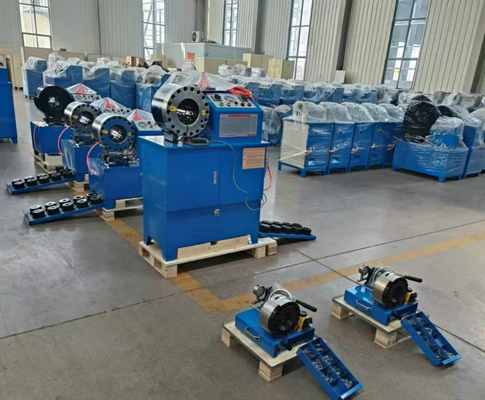 좋은 가격 2 Inch Hydraulic Hose Crimping Machine with Double Functions and 310kgs Net Weight for Efficient Hose Processing 온라인으로