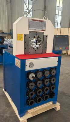 3인치 6-76mm PLC 제어 유압 호스 압착기, 효율적인 호스 압착을 위한 15개의 교환 가능한 다이 포함