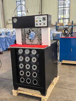 좋은 가격 버튼 제어 수압 Hose Crimping 기계 6-76mm Crimping 범위와 165mm 최대 개척 온라인으로