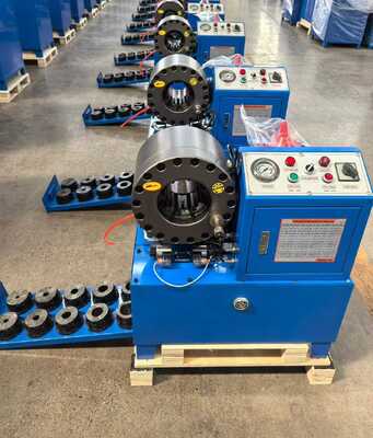 좋은 가격 DX68 유압 호스 압착기, 6-51mm 압착 범위, 220v/240v/380v/415v 전압 옵션 및 시간당 200개 효율 온라인으로