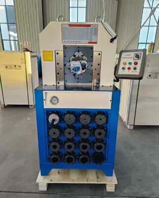 좋은 가격 3 인치 6-76mm 버튼 제어 15 교류 할 수 있는 다이를 가진 수압 Hose Crimping 머신 효율적인 Hose 압축 온라인으로