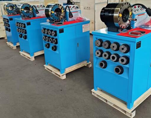 좋은 가격 2 인치 더 높은 모델 600T 압착력 고무 호스 압착 기계(6-51mm 범위 및 유압 호스 크림퍼용 10개 교환 가능 다이 포함) 온라인으로