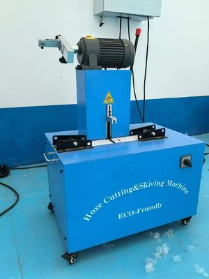 좋은 가격 2 인치 산업 응용을 위한 220V/380V 전압을 가진 전기 6-51mm 호스 절단 및 스카이빙 기계 온라인으로