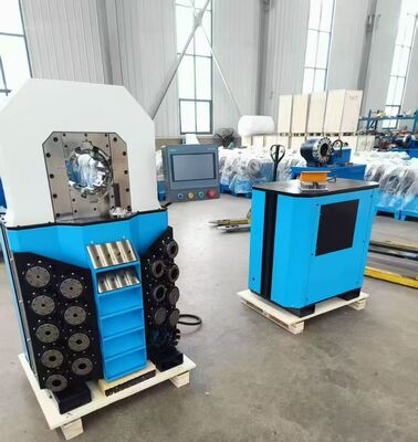 OEM 서비스 0.01mm 정밀 유압 호스 압착기, 6-102mm 압착 범위 및 16개 다이 포함