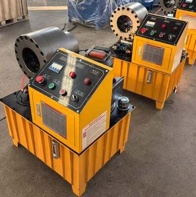 좋은 가격 DX68 호스 압착기, 31.5Mpa 유압 펌프 압력, 220v/240v/380v/415v 전압 옵션 및 3KW/4KW 모터 동력 온라인으로