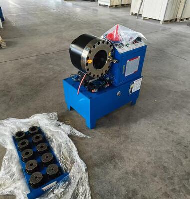 좋은 가격 2인치 DX68 모델 블루 컬러 전기 수압 Hose Crimping Machine 표준 Crimping 범위 6mm에서 51mm 다른 전압 10 다이 정확성 및 200 PC / 시간 효율성 online